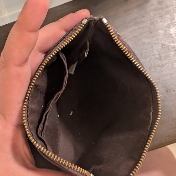 Coach Brown Textured Leather Wallet - Picture 2 of 2